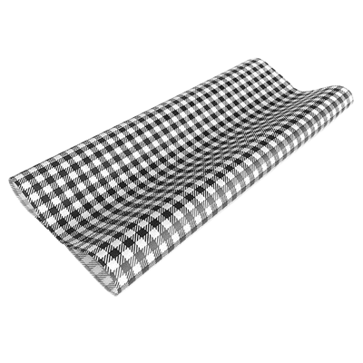 Bespoke Black Gingham Greaseproof Paper