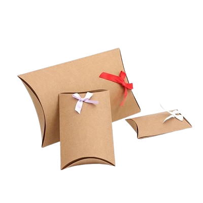 Kraft Paper Pillow Boxes