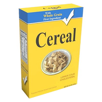 Whole Grain Cereal Boxes